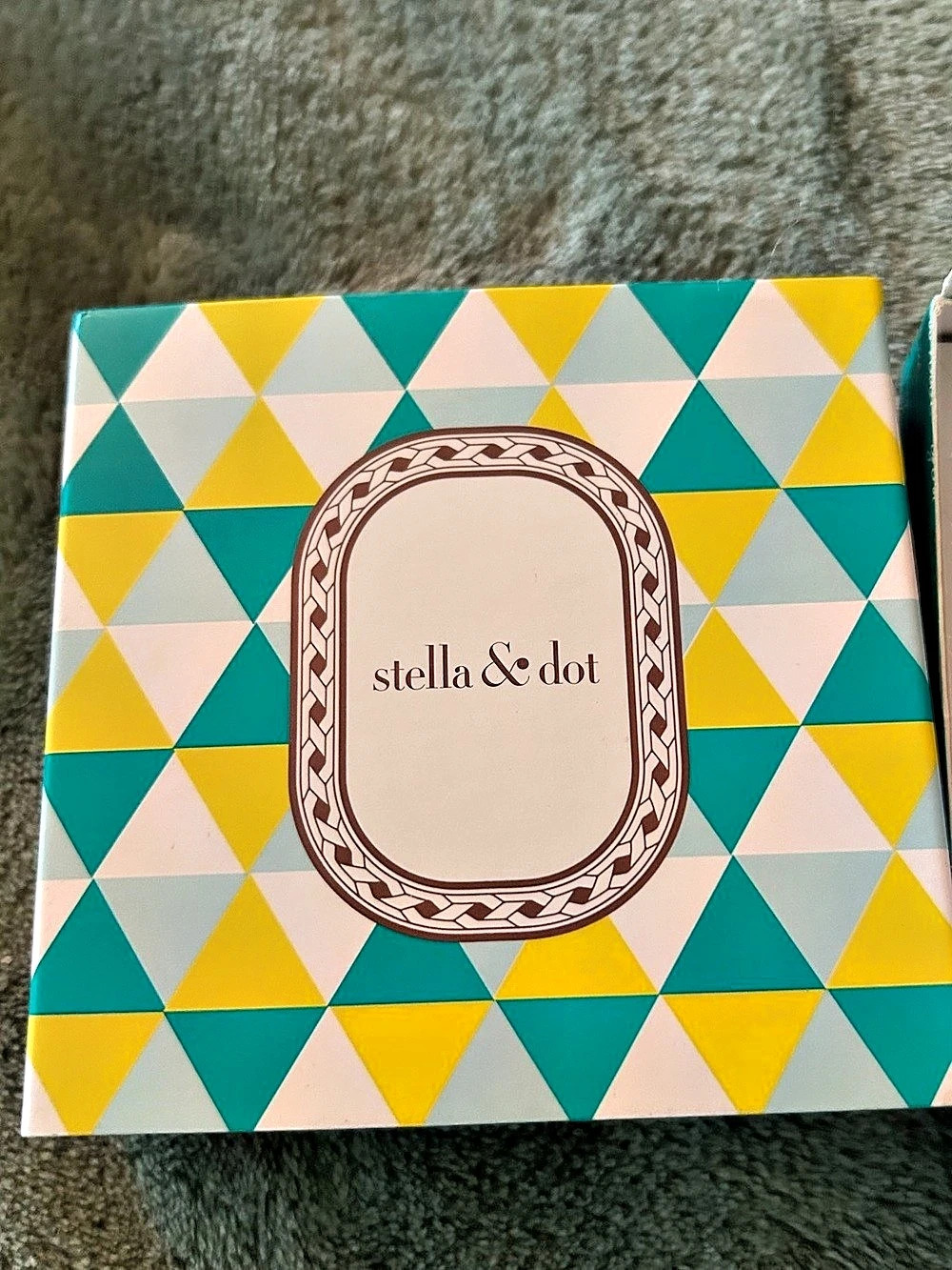 NWT-Stella & Dot Statement Drop Earrings Multicolor & Gold - Picture 3 of 5